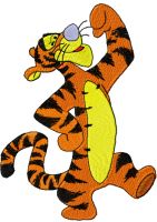 Tigger embroidery design