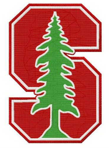 Stanford Cardinal logo machine embroidery design