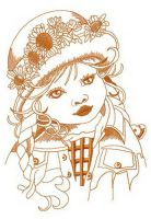 Niece embroidery design