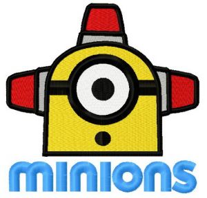Alarming Minion 2 embroidery design