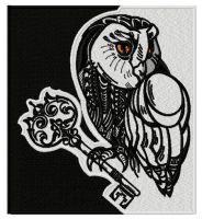 Key keeper embroidery design