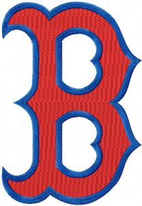 Boston Red Sox Secondary Logo embroidery design