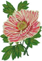 Peony Lollipop embroidery design