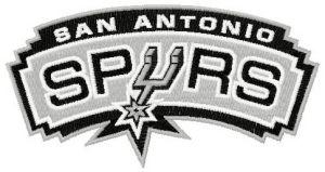 San Antonio Spurs logo embroidery design