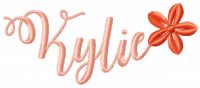 Kylie free embroidery design