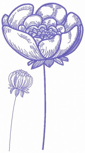 Blue meadow 6 machine embroidery design