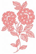 Lace flower 2 embroidery design