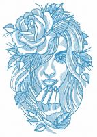 Wild stranger 2 embroidery design