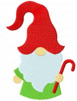 Small Christmas dwarf free embroidery design
