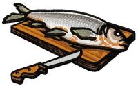 Fresh fish 2 embroidery design