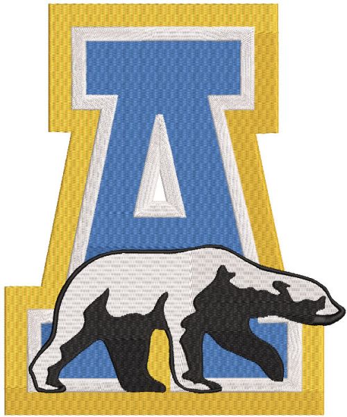 Alaska Nanooks logo embroidery design