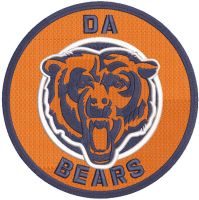 Chicago Da Bears Logo embroidery design