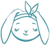 Bunny dream free embroidery design