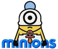 Baby Minion 2 embroidery design