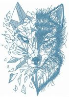 Two sides of soul embroidery design