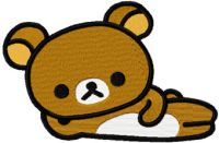 Rilakkuma relax embroidery design