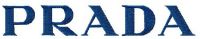 Prada logo embroidery design