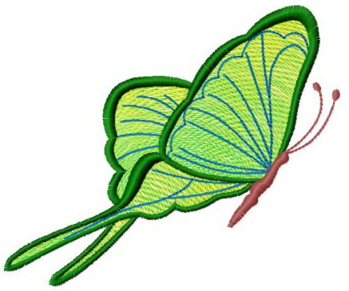 Butterfly 13 machine embroidery design