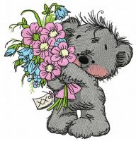 Bouquet for you 3 embroidery design