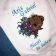 Baby outfit with teddy bear embroidery design