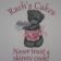 Kitchen towel embroidered with tatty teddy design