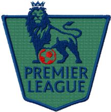 Premier League logo embroidery design