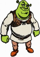 Shrek Forever embroidery design