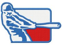 Texas league logo 3 embroidery design