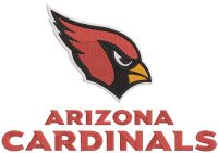 Arizona Cardinals full logo embroidery design
