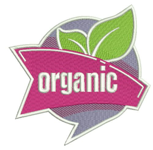 Organic 4 machine embroidery design