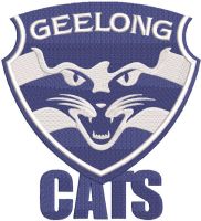 Geelong Football Club Logo embroidery design