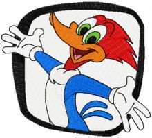 Woody Woodpecker embroidery design