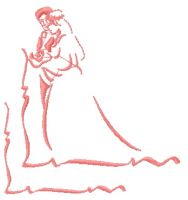 Wedding embroidery design