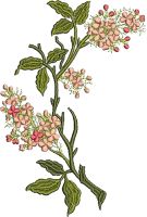 Retro Flowers 49 embroidery design