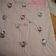 Embroidered Hello Kitty design on blanket
