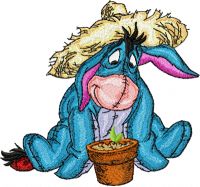 Eeyore embroidery design