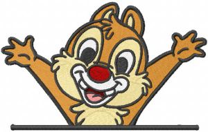 Dale love meet embroidery design