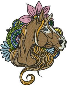 Horse embroidery designs instant download