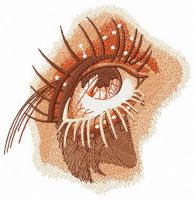 Magic eye embroidery design