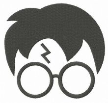 Harry Potter icon embroidery design