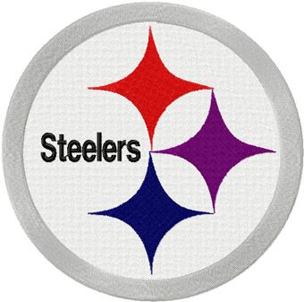 Pittsburgh Steelers logo machine embroidery design