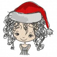 Santa's helper embroidery design