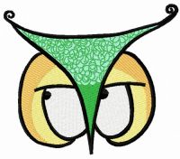 Bizarre owl 5 embroidery design