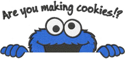Are you making cookies embroidery design