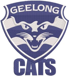 Geelong Football Club Logo embroidery design