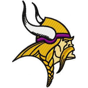 Minnesota Vikings Logo embroidery design