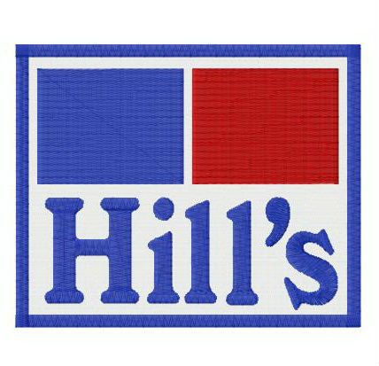 Hill's alternative logo machine embroidery design