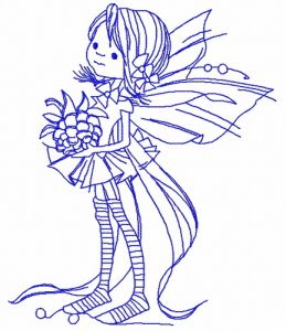Berry fairy 2 embroidery design