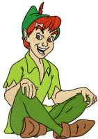 Peter Pan embroidery design