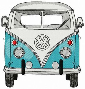 Volkswagen Van embroidery design